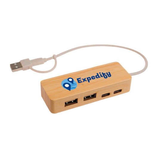 Bamboo Wheat Straw USB Hubs Digital Print